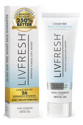 864584000173 LIVFRESH Toothpaste Clinically Remove Plaque Gum
