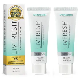 LIV1153-2A LIVFRESH Toothpaste Gel Clinically Remove Plaque