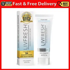 LIV3365 LIVIONEX Livfresh Toothpaste Gel Clinically Remove