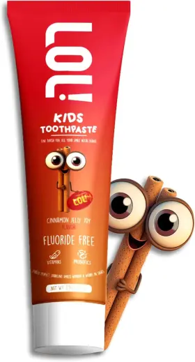 198168894332 KIDS Toothpaste Cinnamon Jelly Joy Flouride #3