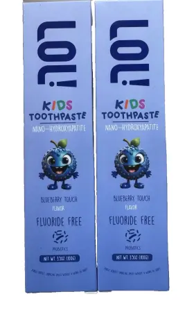 198715414349 KIDS Fluoride Toothpaste Blueberry Ex