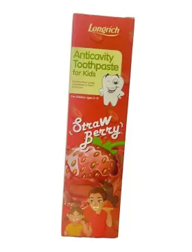 945573606614 LONGRICH Kids Toothpaste Flavor Gentle Fluoride