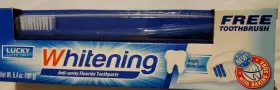 808829106879 LUCKY BRAND Toothpaste Whitening Anti Cavity
