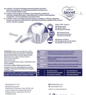 052540001318 LUV BIOTICS Flouride Whitening Toothpaste Oral #2