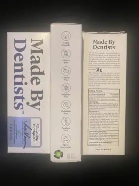 850031970304 MADE BY DENTISTS Whitening Toothpaste Pack #2