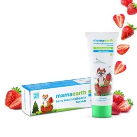 906087770527 MAMAEARTH Natural Berry Blast Kids Toothpaste #2