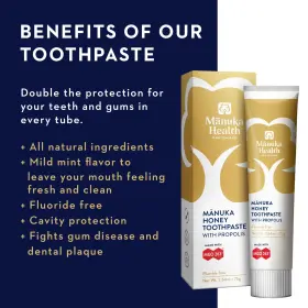 810001470876 MANUKA HEALTH Honey Toothpaste Propolis #3