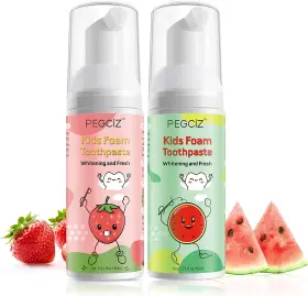 313025051019 MCUKV Foam Toothpaste Kids Whitening Fluoride Fo