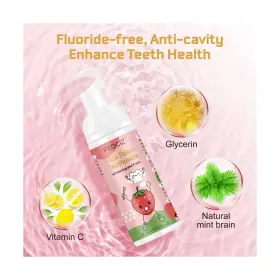 607118111972 MCUKV Foam Toothpaste Kids Whitening Fluoride #3
