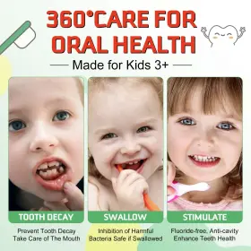 607118618280 MCUKV Foam Toothpaste Mouthwash Fruit Flavor Age #3