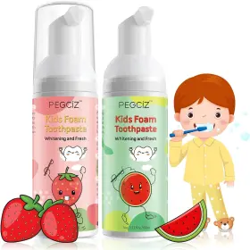 744759464354 MCUKV Foam Toothpaste Kids Mouthwash Fruit Age