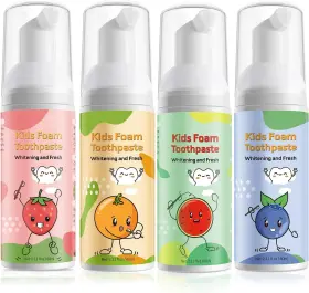 B0F5WJGVYJ MCUKV Kids Foam Toothpaste Mouthwash Fruit Flavor