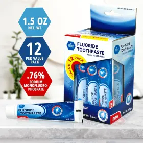 352410900532 MED PRIDE Travel Fluoride Toothpaste Pack Tubes #2