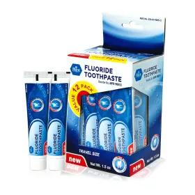 352410900532 MED PRIDE Travel Fluoride Toothpaste Pack Tubes