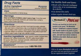011113303506 MENTADENT Advanced Cleaning Toothpaste Refill #3