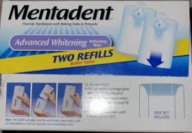011113391602 MENTADENT Advanced Whitening Anticavity Fluoride #3