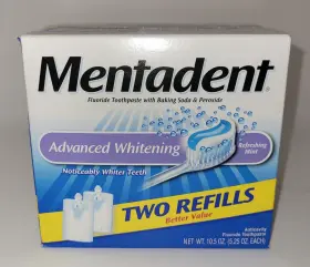 011113391602 MENTADENT Advanced Whitening Anticavity Fluoride