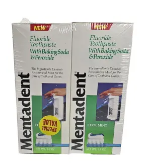 011113621808 MENTADENT Fluoride Toothpaste Baking Soda