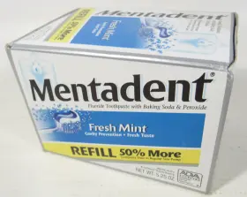 011113637618 MENTADENT Anticavity Fluoride Toothpaste Refill