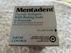 011113639018 MENTADENT Toothpaste Nos Baking Soda Peroxide #2