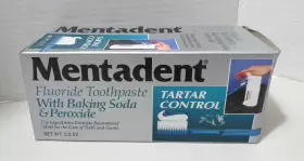 011113639513 MENTADENT Toothpaste Baking Soda Peroxide Tartar #3