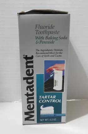 011113639513 MENTADENT Toothpaste Baking Soda Peroxide Tartar