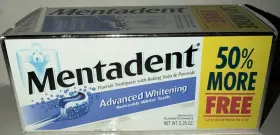 011113704808 MENTADENT Advanced Whitening Toothpaste