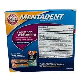 033200232155 MENTADENT Advance Whitening Toothpaste Refills #2