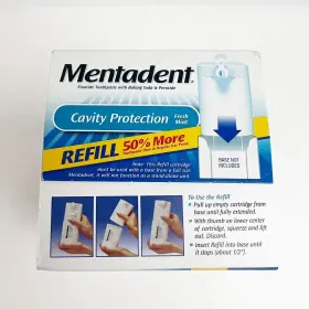 Toothpaste MENTADENT Tartar Control Baking Soda Peroxide Nos #2