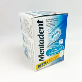 Toothpaste MENTADENT Tartar Control Baking Soda Peroxide Nos