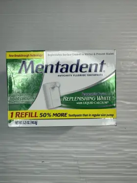 033200711209 MENTADENT Replenishing Fluoride Toothpaste