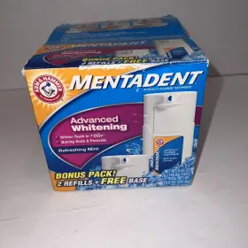 033200816607 MENTADENT Advanced Whitening Toothpaste Refill