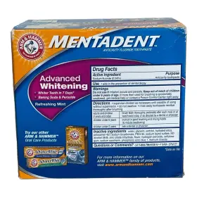 215058 MENTADENT Advanced Whitening Anticavity Fluoride #3