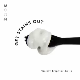 850000948020 MOON Stain Removal Whitening Toothpaste Fluoride #3