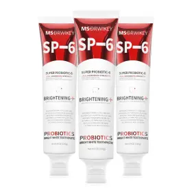 XRED-3PCS-FBA MSDRWIKEY Probiotic Whitening Toothpaste Pack