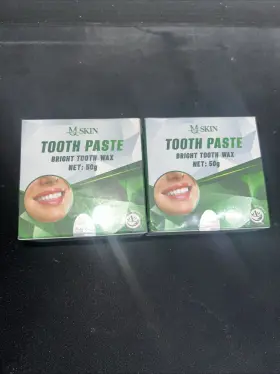 936117151248 MSKIN Toothpaste Bright Wax Skin Pack