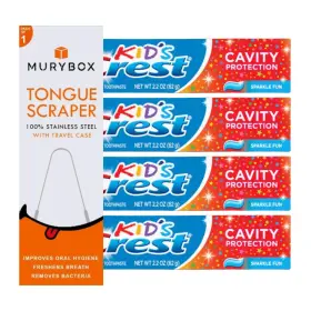 31914354P1 MURYBOX Pack Kids Toothpaste Sparkle Fun Cleaning