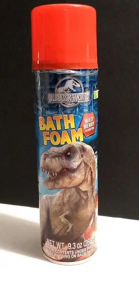 692237089004 MZB Jurassic Park Wild Berry Dinosaur Foam Bath