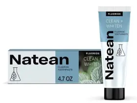 1001426 NATEAN Clean Fluoride Toothpaste Whitening Vegan Gmo