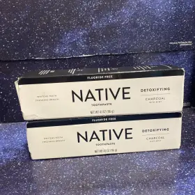 Native 037000606147 2 X Detoxifying Charcoal Wirh Mint Toothpaste Exp Read Description