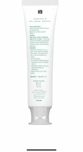 037000606154 NATIVE Fluoride Whitening Toothpaste Wild Oil #2