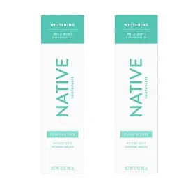 721750334794 NATIVE Whitening Wild Peppermint Oil Fluoride
