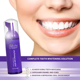 197644605484 NATURAL HEALS Toothpaste Whitening Colour Foam #2