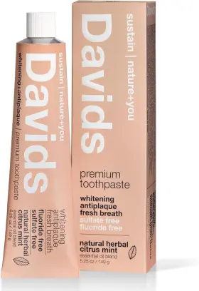 445038540549 NATURAL TOOTHPASTE Fluoride Whitening Antiplaque