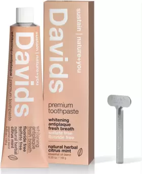 711181316278 NATURAL TOOTHPASTE Fluoride Whitening Antiplaque