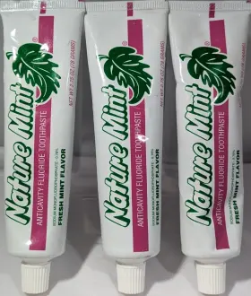 744189000122 NATURE MINT Pack Anticavity Fluoride Toothpaste