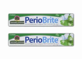 1640 NATURES ANSWER Periobrite Toothpaste Pack Fluorid