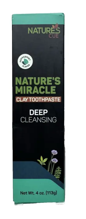 758524399772 NATURES CUE Kosher Miracle Clay Toothpaste