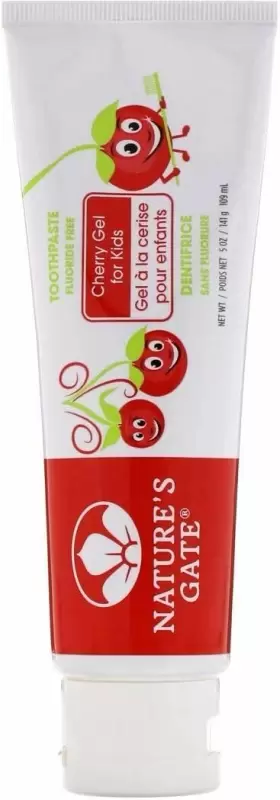 078347031071 NATURES GATE Natural Toothpaste Gel Cherry Kids #3