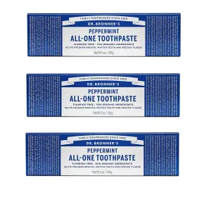 191566889489 NATURES GATE Bronner Peppermint Toothpaste Pack